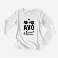 Melhor Avó de Sempre Long Sleeve T-shirt