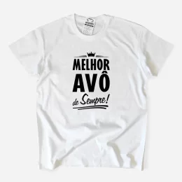 Melhor Avô de Sempre Large Size T-shirt