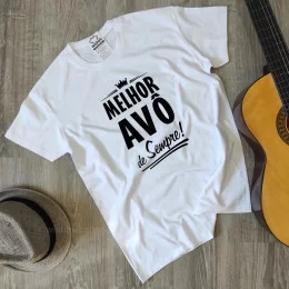 Melhor Avô de Sempre Large Size T-shirt