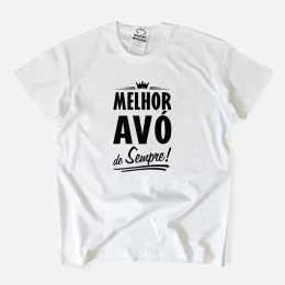 Melhor Avó de Sempre Large Size T-shirt