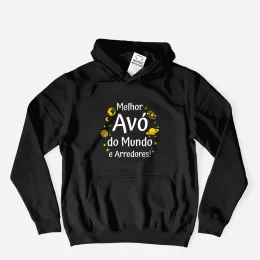 Melhor Avó do Mundo Large Size Hoodie