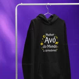 Melhor Avó do Mundo Large Size Hoodie