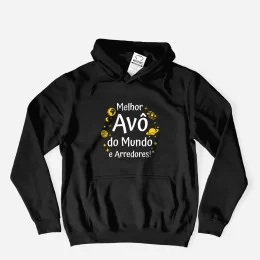 Melhor Avô do Mundo Large Size Hoodie