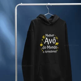 Melhor Avô do Mundo Large Size Hoodie