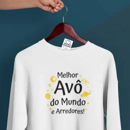 Melhor Avô do Mundo e Arredores Large Size Sweatshirt