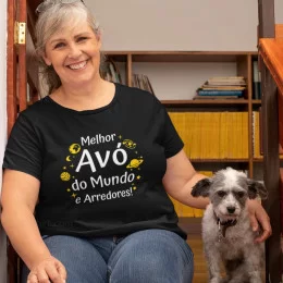 Melhor Avó do Mundo e Arredores T-shirt