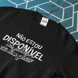 Não Estou Disponível Large Size Sweatshirt