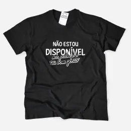Não Estou Disponível Men's T-shirt
