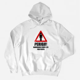 Perigo Namorado Ciumento Plus Size Hoodie