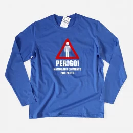 Perigo Namorado Ciumento Plus Size Long Sleeve T-shirt