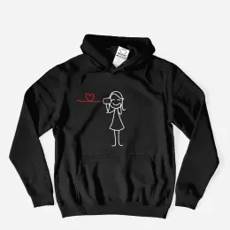 Sweatshirt com Capuz Say You Love Me para Mulher