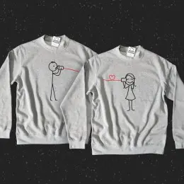 Sweatshirt Plus Size Say You Love Me para Homem