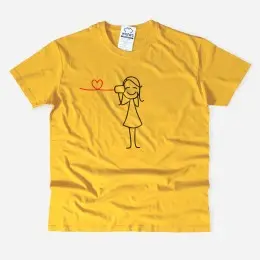 T-shirt Plus Size Say You Love Me para Mulher