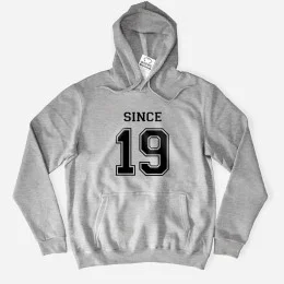 Together Since Women's Large Size Hoodie - Custom Year