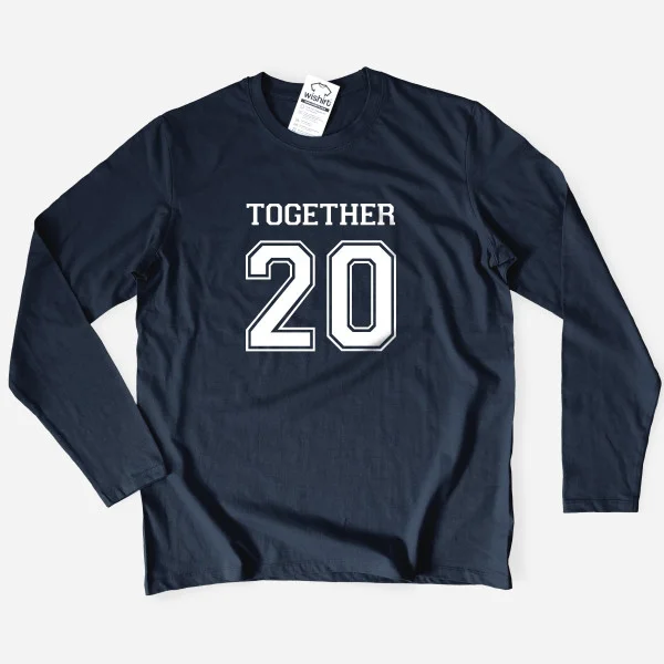 Together Since Men's Long Sleeve T-shirt - Custom Year Together Since Men's Long Sleeve T-shirt - Custom Year