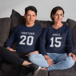 Together Since Women's Long Sleeve T-shirt - Custom Year