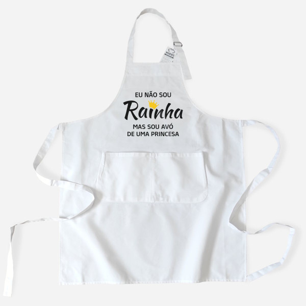 Eu não sou Rainha Customizable Apron