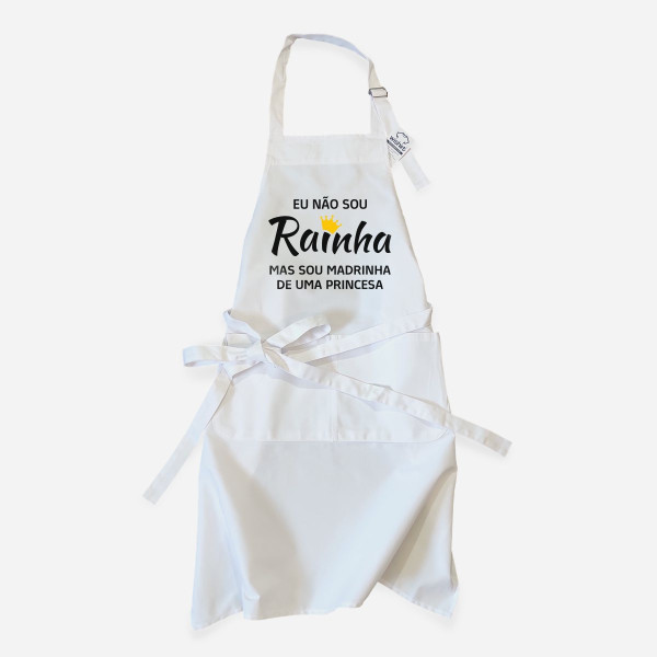 Eu não sou Rainha Customizable Apron