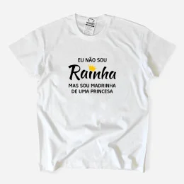 Eu não sou Rainha Customizable Large Size T-shirt