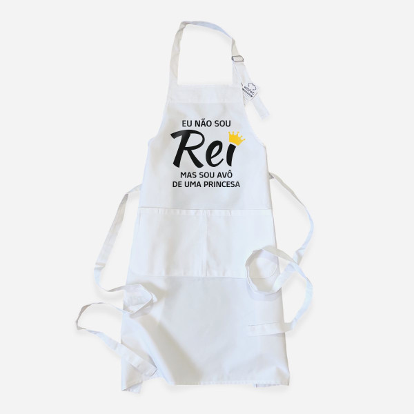 Eu não sou Rei Customizable Apron