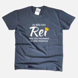 Eu não sou Rei Customizable Men's T-shirt