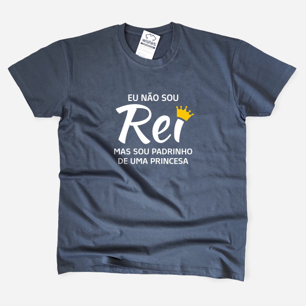 Eu não sou Rei Customizable Men's T-shirt