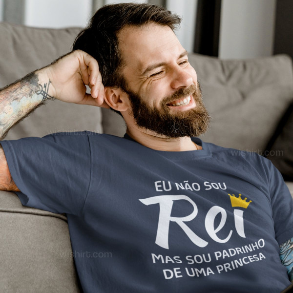 Eu não sou Rei Customizable Men's T-shirt