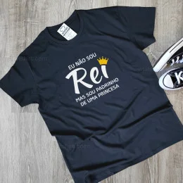 Eu não sou Rei Customizable Large Size T-shirt