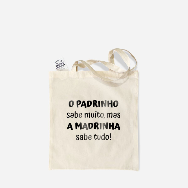 Madrinha sabe tudo Cloth Bag