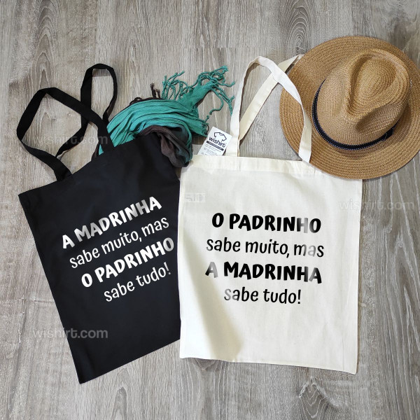 Madrinha sabe tudo Cloth Bag