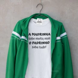 Padrinho sabe tudo Large Size T-shirt