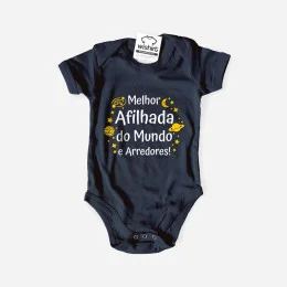 Babygrow Melhor Afilhada do Mundo e Arredores
