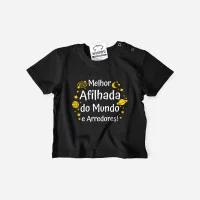 Melhor Afilhada do Mundo e Arredores Baby T-shirt