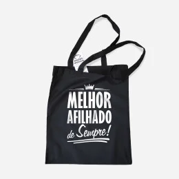 Saco de Pano Melhor Afilhado de Sempre