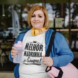 Melhor Madrinha de Sempre Large Size T-shirt