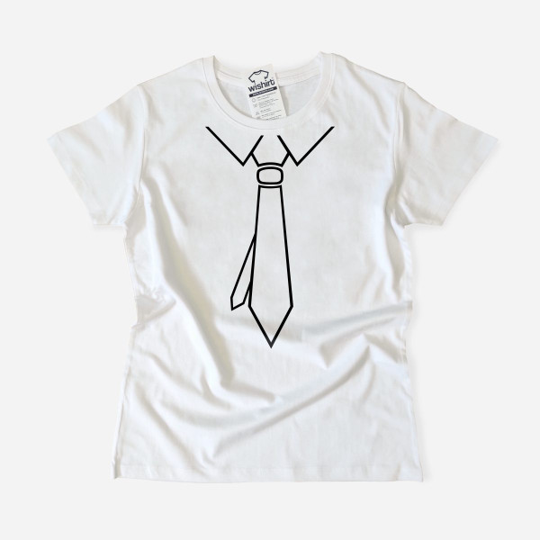 T-shirt Gravata para Mulher