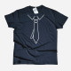 T-shirt Gravata para Homem