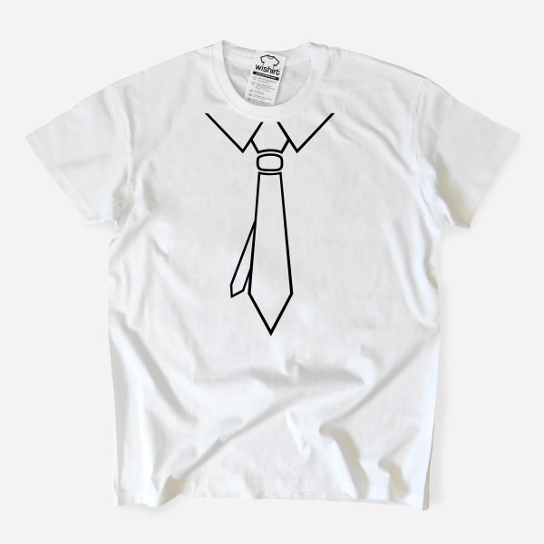 T-shirt Tamanho Grande Gravata