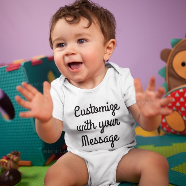 Babygrow with Customizable Message
