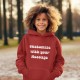 Sweatshirt com Capuz com Mensagem Personalizável Criança