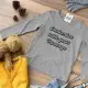 T-shirt Manga Comprida com Mensagem Personalizável Criança T-shirt Manga Comprida com Mensagem Personalizável Criança