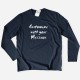 Men's Long Sleeve T-shirt with Customizable Message