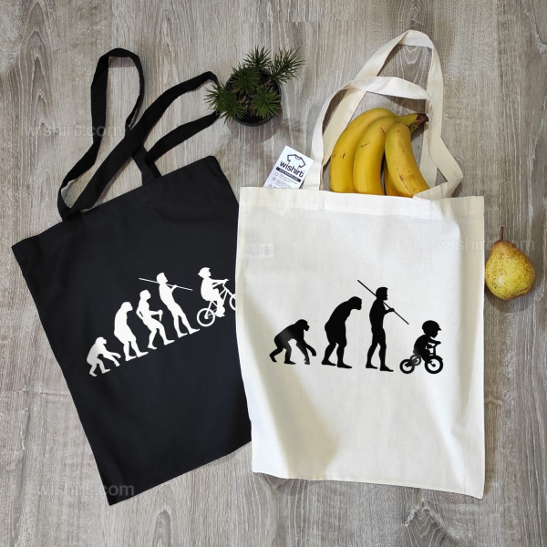 Bicycle Evolution Cloth Bag