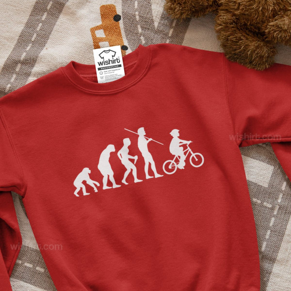 Bicycle Evolution Kid's Sweatshirt