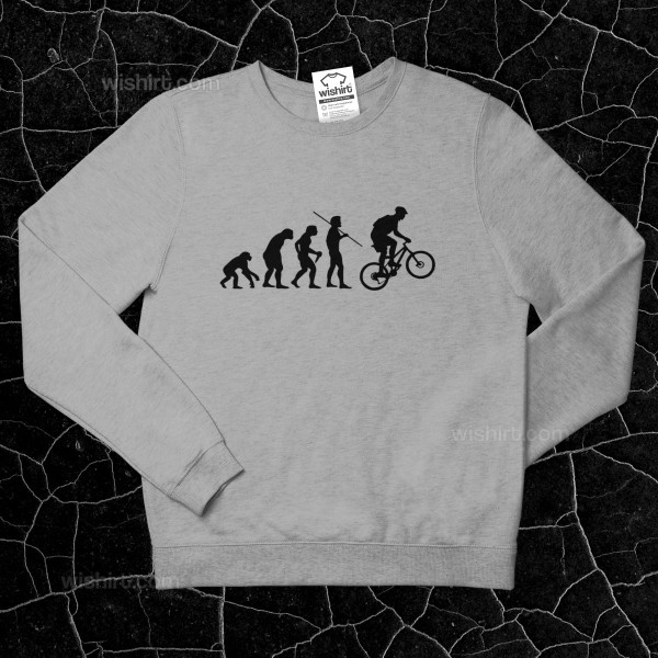 Sweatshirt Tamanho Grande Bicycle Evolution