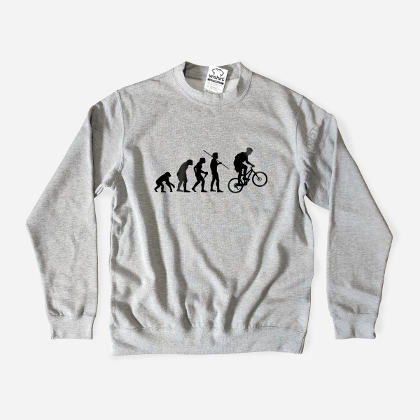 Sweatshirt Tamanho Grande Bicycle Evolution