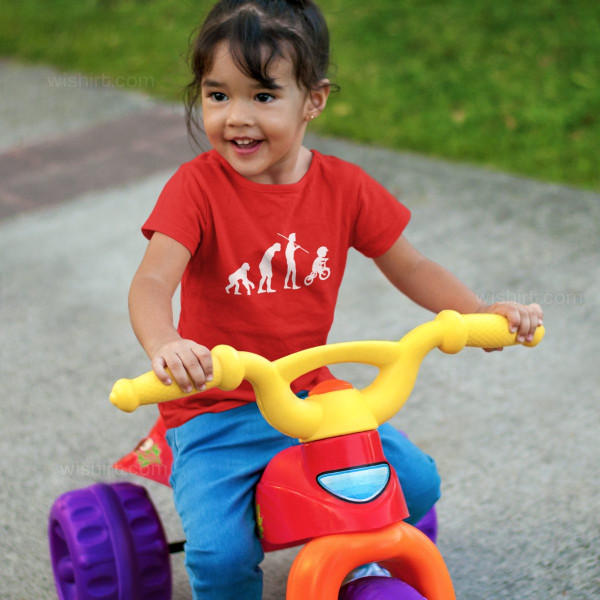 T-shirt Tricycle Evolution para Bebé