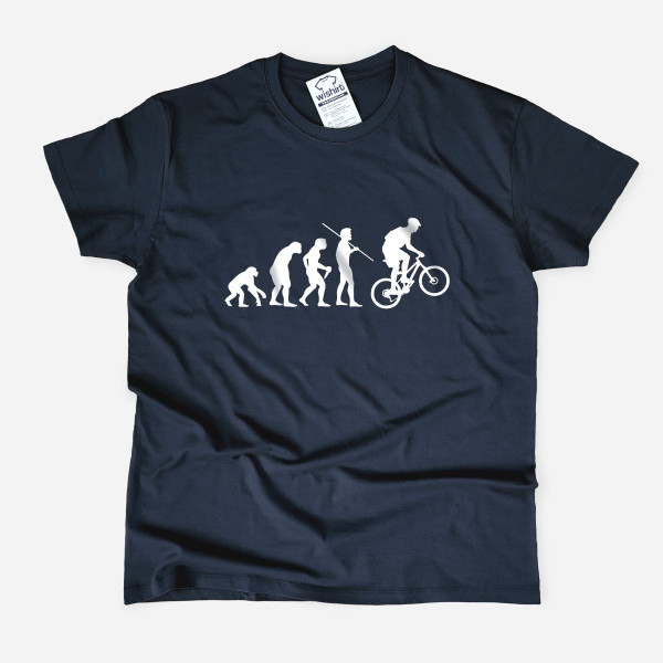 T-shirt Bicycle Evolution para Homem