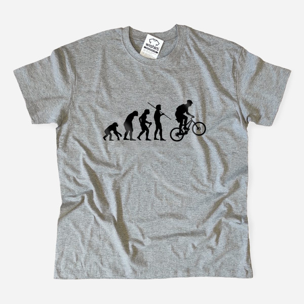 T-shirt Tamanho Grande Bicycle Evolution