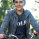 T-shirt Manga Comprida Bicycle Evolution para Mulher